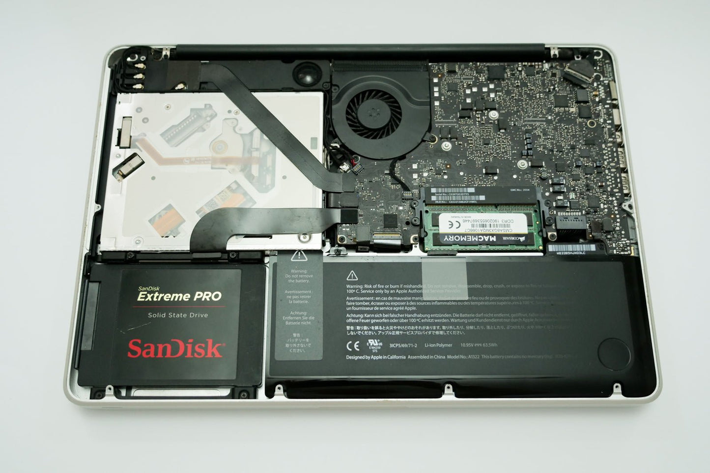 Apple MacBook Pro 13" A1278, Mid 2012, Core i5 3th gen, 8GB DDR3, 240GB SSD - Shopelektronik.at