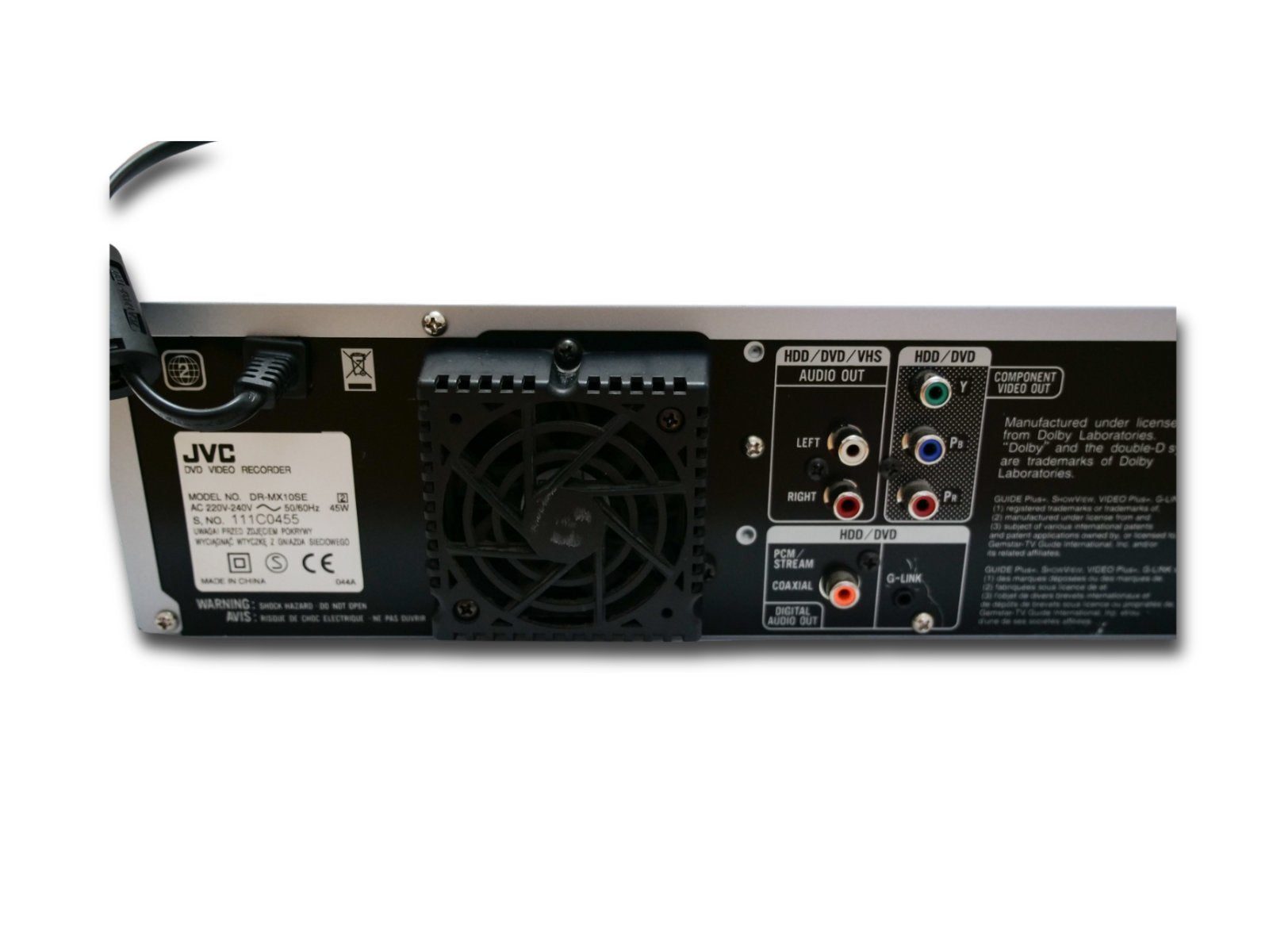 JVC DR - MX10SE DVD, VHS und HDD Recorder (160GB) - Shopelektronik.at