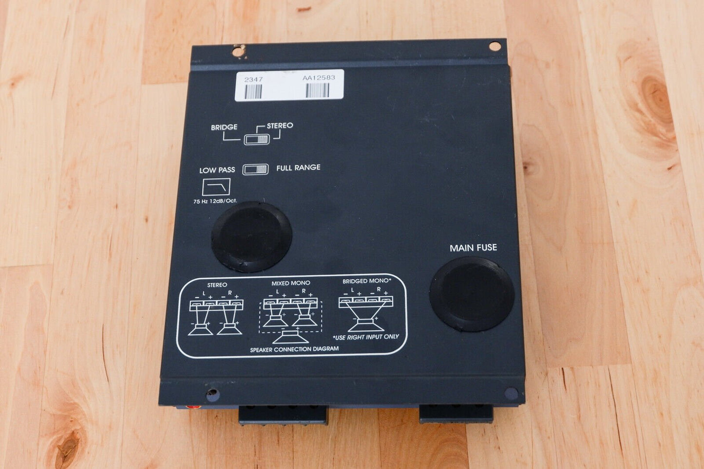 Soundstream SA 80 vintage oldschool Autoverstärker, Made in U.S.A. SA80 - Shopelektronik.at