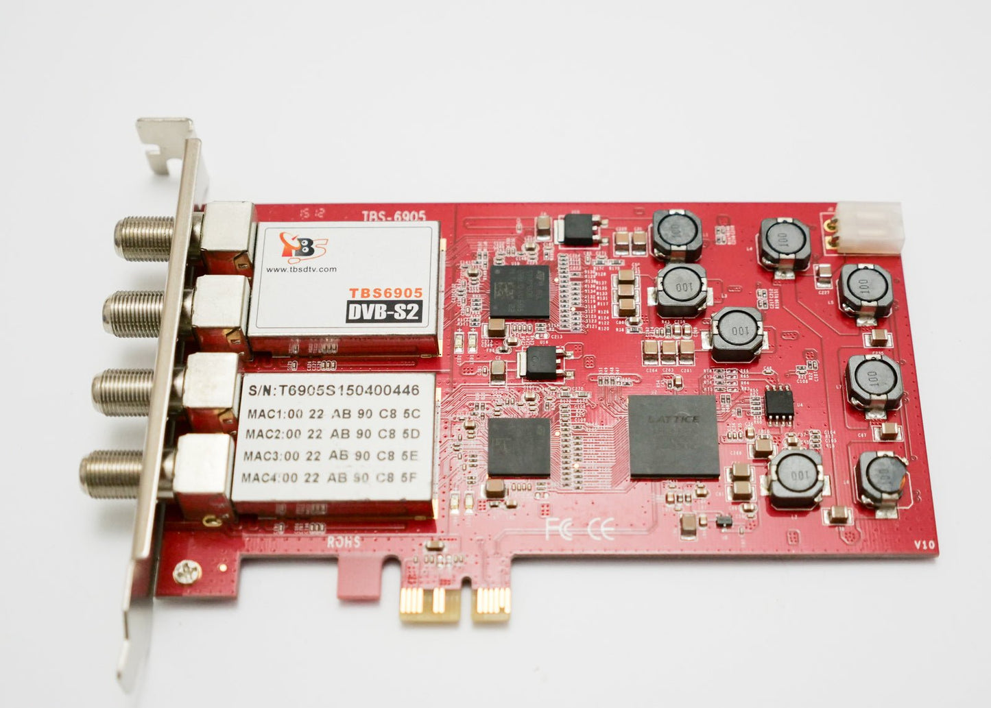 TBS - 6905 Quad DVB - S2 PCIe Tuner, Windows, Linux - Shopelektronik.at