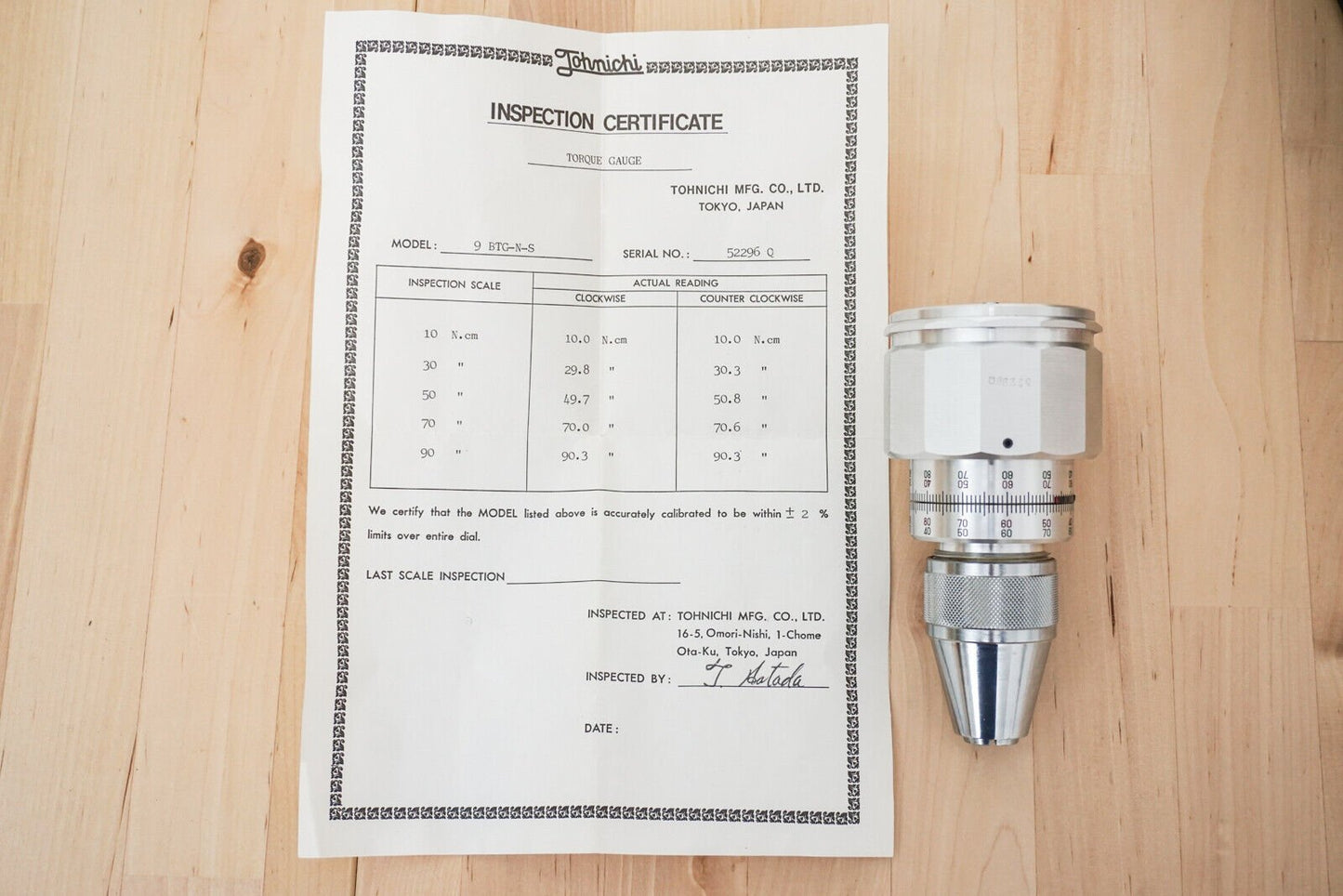 Tohnichi torque gauge 9 BTG - N - S Drehmomemt - Messgerät - Shopelektronik.at
