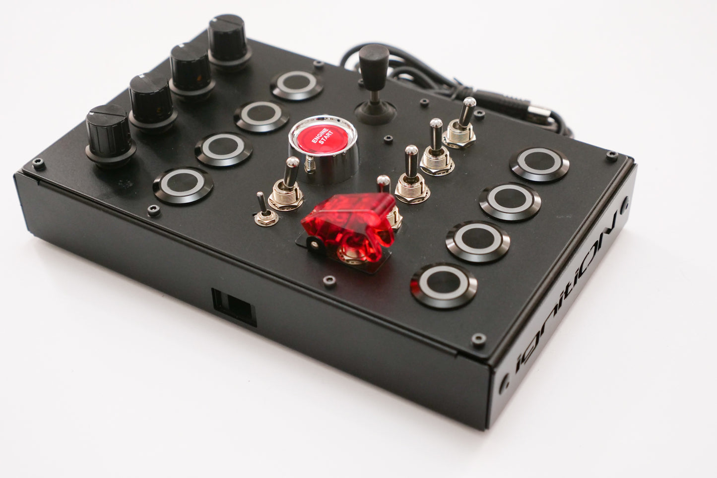 ignitiON Ring-LED (Red) PC USB Button Box, Sim Racing