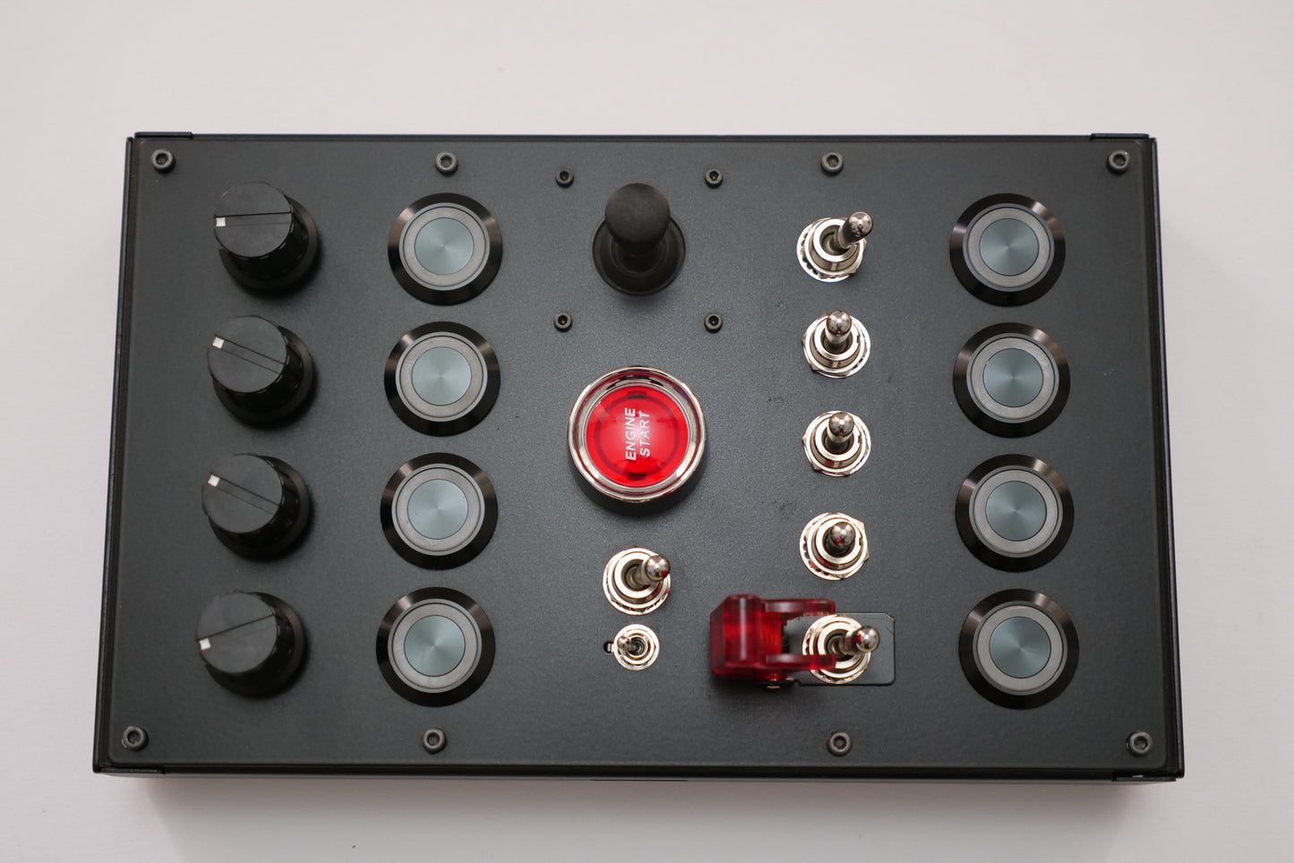 ignitiON Ring-LED (Red) PC USB Button Box, Sim Racing