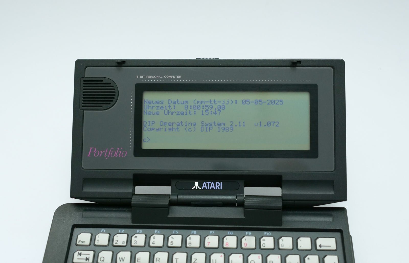 Atari Portfolio HPC - 006 Vintage Palmtop - Shopelektronik.at