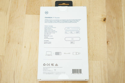 GNARBOX CF Kartenleser mit UHS - II microSD/SD, USB - C 3.1, NEU - Shopelektronik.at