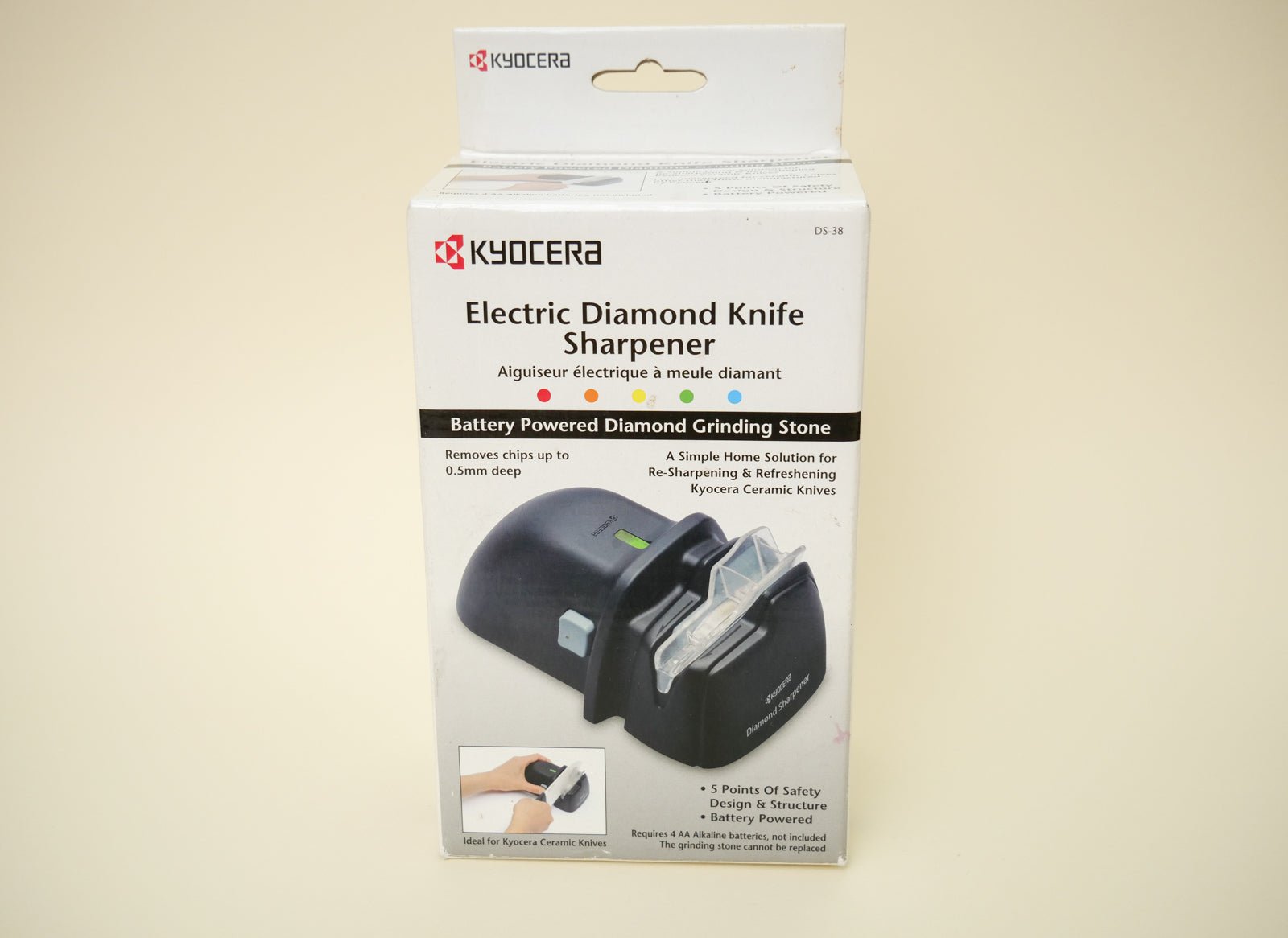 Kyocera diamond Sharpener, Messerschärfer für Keramikmesser - Shopelektronik.at
