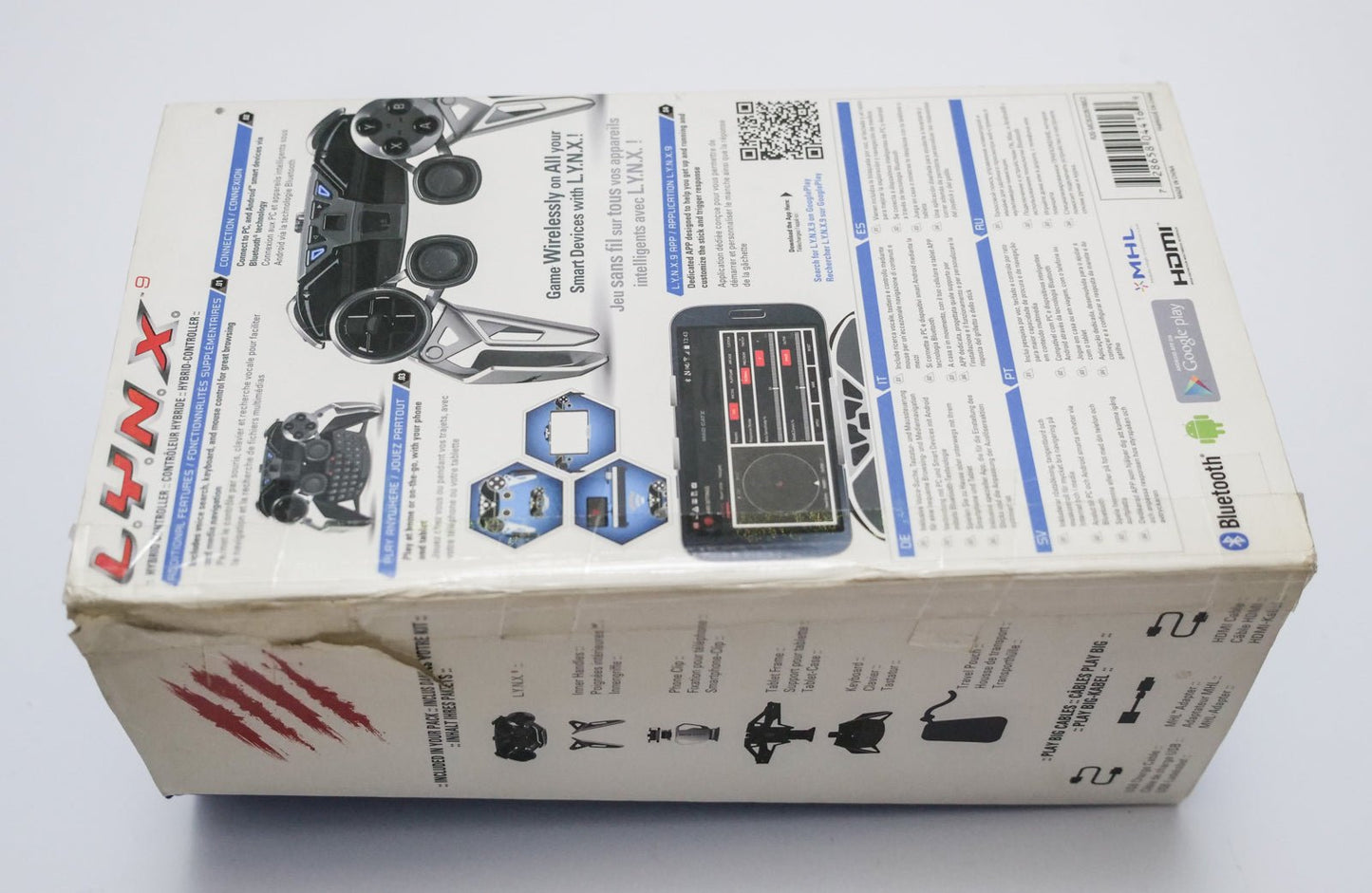 Mad Catz L.Y.N.X.9 Gaming - Controller für Android und PC, unbenutzt, OVP - Shopelektronik.at