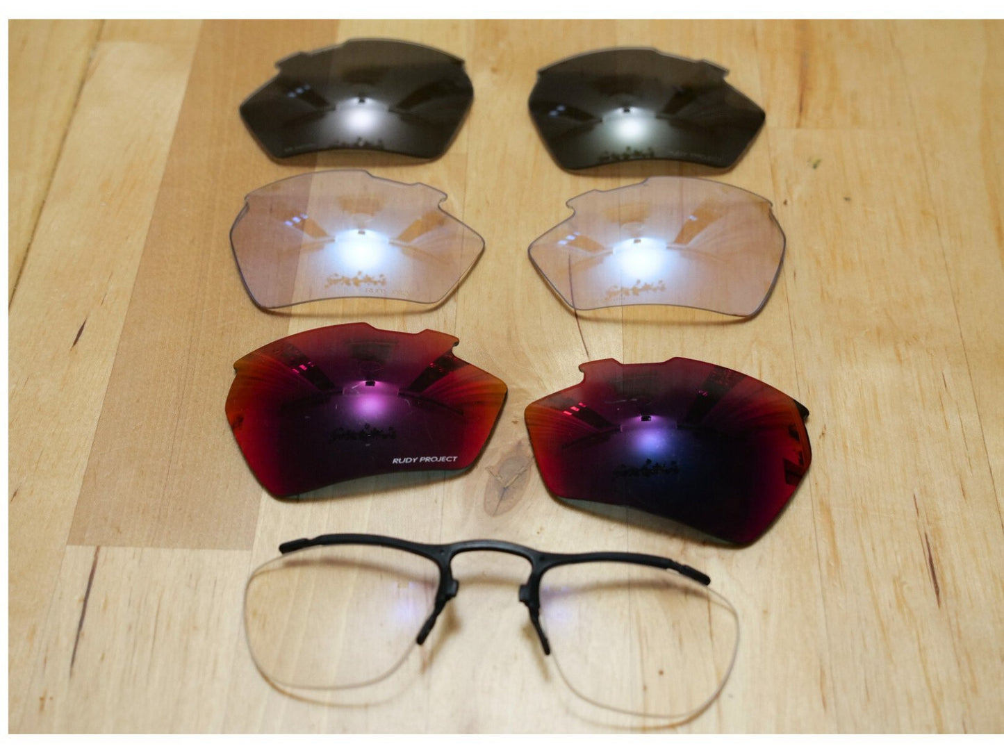 Rudy Project Agon Radsport - Sonnenbrille, Set mit 5 - Aufsätze SP29 - 98 - Shopelektronik.at