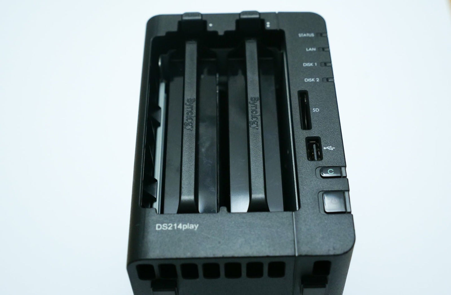 Synology DS214PLAY 2 - bay Gigabit NAS, 3x USB 3,0, E - SATA - Shopelektronik.at