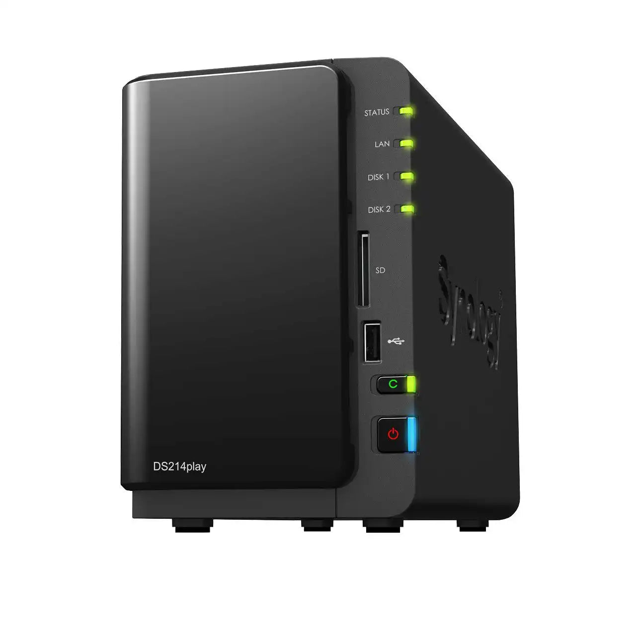 Synology DS214PLAY 2 - bay Gigabit NAS, 3x USB 3,0, E - SATA - Shopelektronik.at