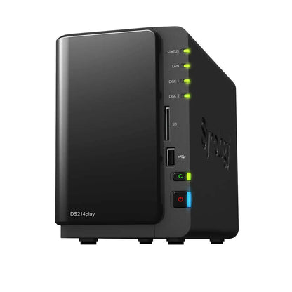 Synology DS214PLAY 2 - bay Gigabit NAS, 3x USB 3,0, E - SATA - Shopelektronik.at