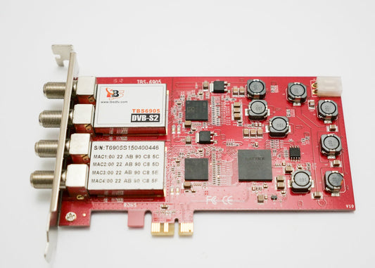 TBS - 6905 Quad DVB - S2 PCIe Tuner, Windows, Linux - Shopelektronik.at